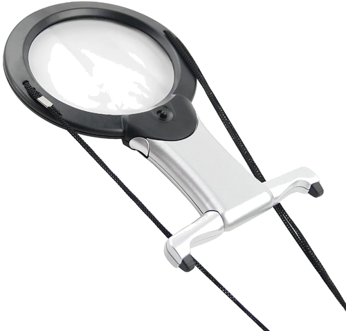 Универсална лупа с LED осветление 2x 6x (5)