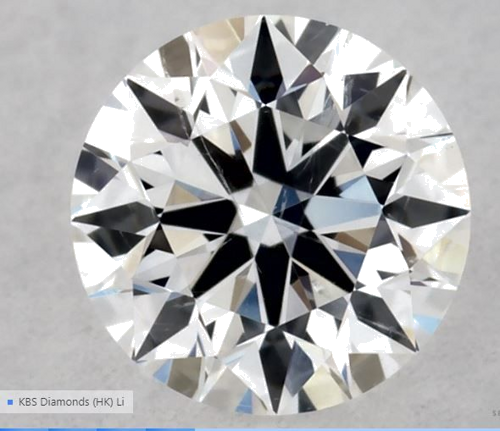 0.32 carat E-SI2 Excellent cut Natūralus Round Deimantas (1)