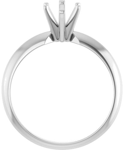 14K White Marquise 6-Prong Light Solitaire Engagement Ring Mounting (2)