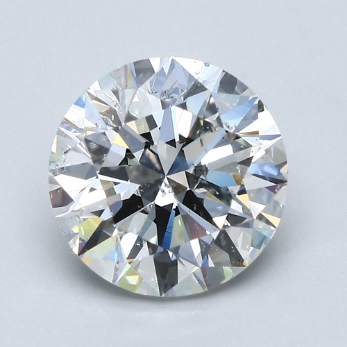 3.91 carat G-SI2 Excellent cut Natūralus Round Deimantas (1)