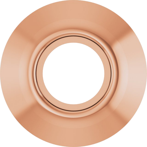 14K Rose 3 mm Round Bezel-Set Slide Pendant Mounting (1)