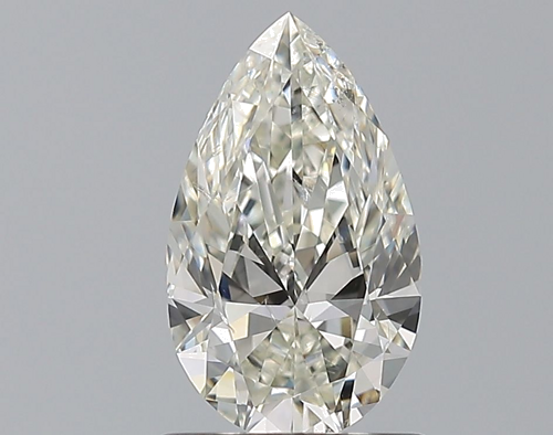 1.0 carat J-SI2 Natūralus Pear Deimantas (1)