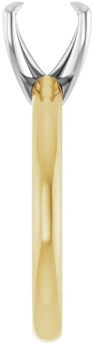 Sužadėtuvių Žiedas „Solitaire“ 585 Baltojo Ir Geltonojo Aukso Round 8mm (4)