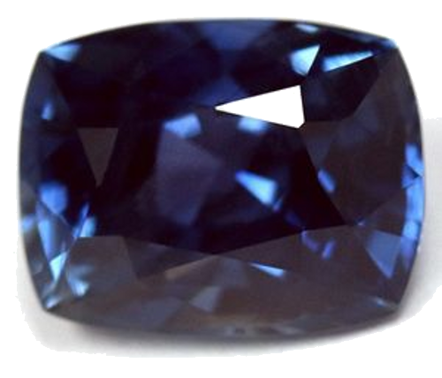 2.05 carat BLUE Cushion Safyras (1)
