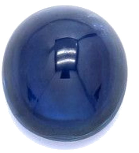 1.67 carat BLUE CABOCHON cut Oval Safyras (1)