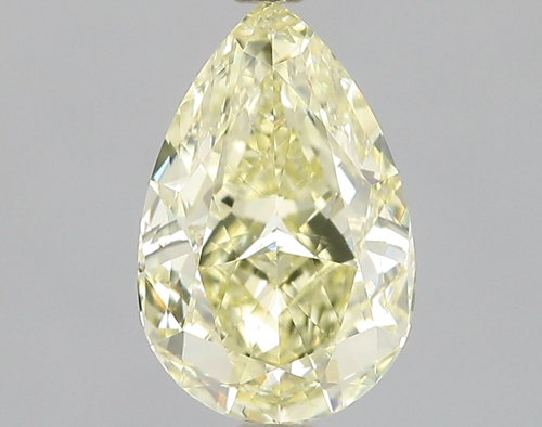 1.51 carat Fancy Yellow-VVS1 Natūralus Pear Deimantas (1)