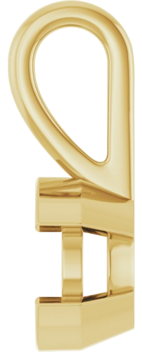 14K Yellow 6 mm Round Pendant Mounting (3)