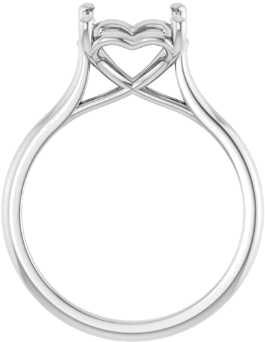 Sužadėtuvių Žiedas „Solitaire“ 585 Baltojo Aukso Square 7mm (2)