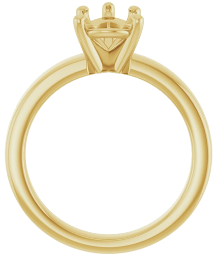 Sužadėtuvių Žiedas „Solitaire“ 585 Geltonojo Aukso Pear Shape 10mm x 7mm (2)