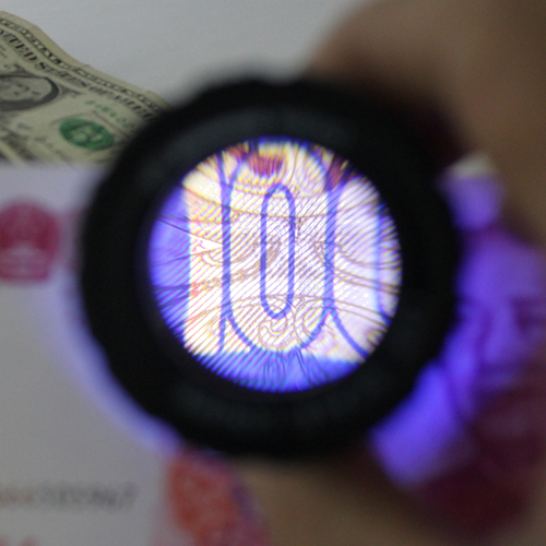 Контактная измерительная лупа с LED и UV подсветкой 30x (4)