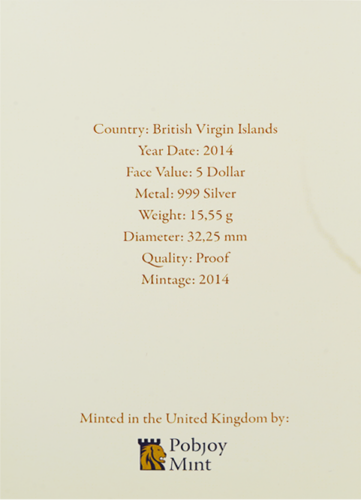 1/2 oz Новорожденный Виргинские острова серебряная монета (9)