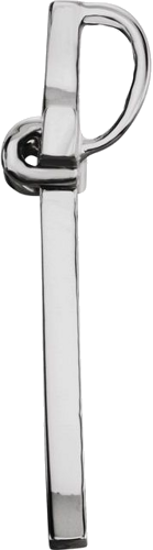 Pakabukas „Solitaire Cross“ 585 Baltojo Aukso Round 2.4mm (2)