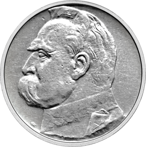 2 злотых Юзеф Пилсудский (1934-1939) Польша серебряная монета (1)