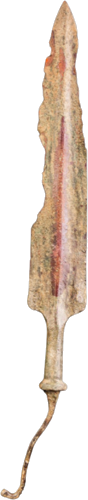 Ancient Greek Bronze Spearhead – Warrior’s Weapon (1)