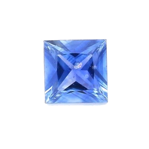 0.67 carat BLUE MODIFIEDBRILLIANT cut Square Safyras (1)