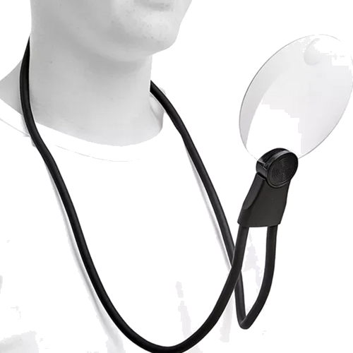 Hands-Free Magnifying Glass with Retractable Lens 2x 4x (5)