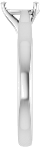 10K White 6x4 mm Pear Engagement Ring Mounting (4)