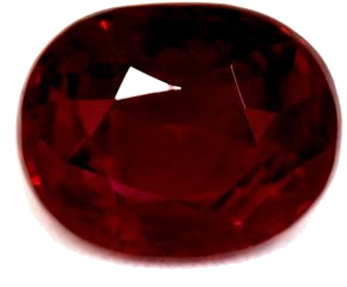 1.16 carat RED Oval Rubinas (1)