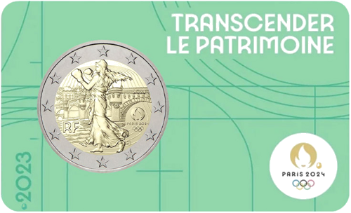 2023 France Paris 2024 Olympic Games 2 Euro BU Coin (4)