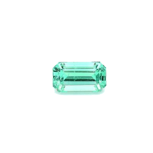1.03 carat GREEN STEP cut Octagonal Smaragdas (1)