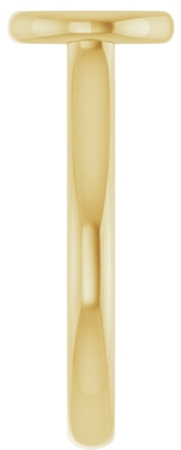 Sužadėtuvių Žiedas „Bezel-Set Solitaire“ 585 Geltonojo Aukso Round 7mm (4)