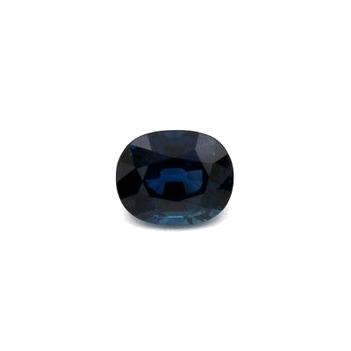 1.6 carat BLUE BRILLIANTSTEP cut Oval Safyras (1)