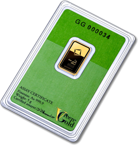 5 гр. Инвестиционно златно кюлче Valcambi Green Gold (4)