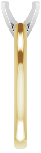 Sužadėtuvių Žiedas „Solitaire“ 585 Baltojo Ir Geltonojo Aukso Round 7.5mm (3)