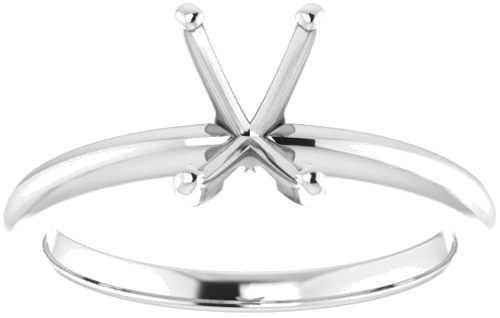 Sužadėtuvių Žiedas „Solitaire“ 585 Baltojo Aukso Emerald 7mm x 5mm (3)