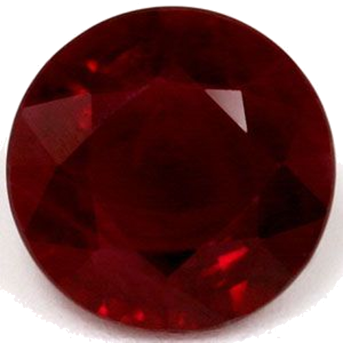 1.05 carat RED Round Rubinas (1)