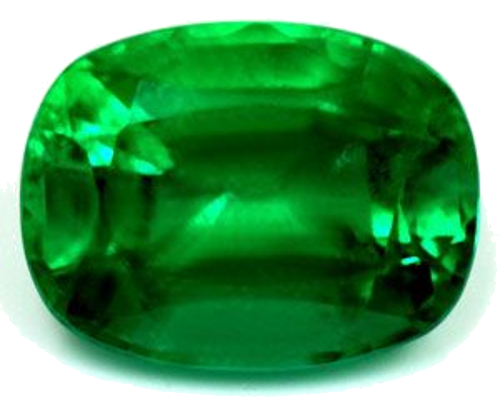 1.51 carat GREEN Cushion Smaragdas (1)