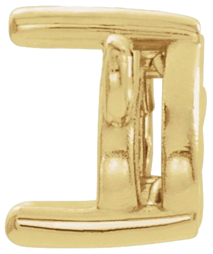 14K Yellow 1-Stone Family Bar Necklace Center (2)