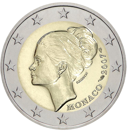 2007 Monaco Grace Kelly 2 euro coin (1)