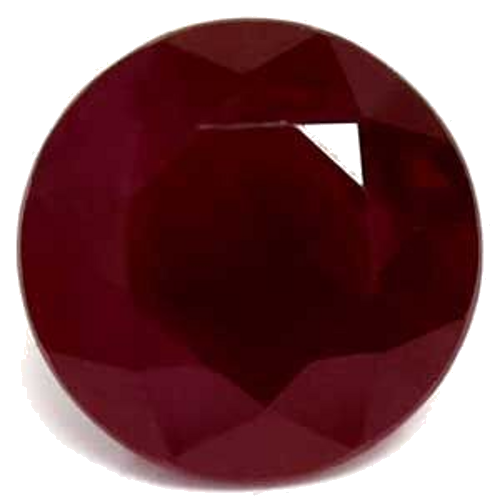 1.29 carat RED Round Rubinas (1)