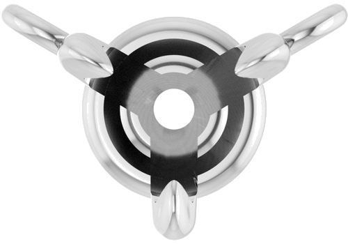 Pakabukas „Round 3-Prong Claw“ 585 Baltojo Aukso Round 4mm (1)