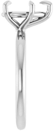 Sužadėtuvių Žiedas „Solitaire“ 585 Baltojo Aukso Pear Shape 10mm x 7mm (4)