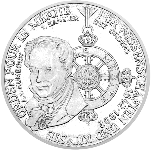 10 Marks Pour le Merite 1992 Germany Silver Coin (1)