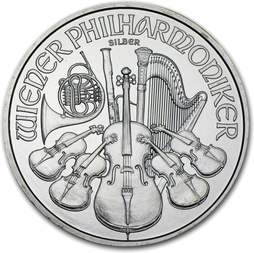 1 oz Vienna Philharmonia Austria silver coin (Mix year) (1)
