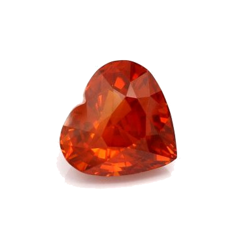 7.01 carat ORANGE BRILLIANTSTEP cut Heart Safyras (1)
