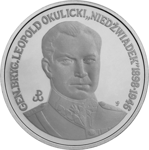 200 000 Zlotych General Okulicki 1991 Poland Silver Coin (2)