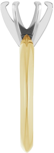 Sužadėtuvių Žiedas „Solitaire“ 585 Baltojo Ir Geltonojo Aukso Round 7mm (4)