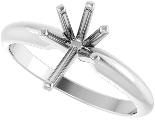 Sužadėtuvių Žiedas „Solitaire“ 585 Baltojo Aukso Pear Shape 9mm x 5.5mm (5)