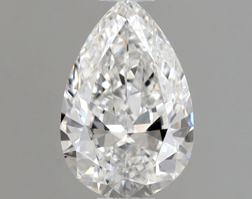 0.5 carat E-VS1 Natūralus Pear Deimantas (1)