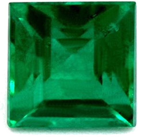 1.38 carat GREEN Square Smaragdas (1)