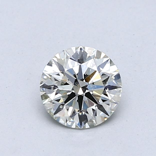 0.7 carat Very Light Yellow Yellow Green-SI1 GD cut Natūralus Round Deimantas (1)