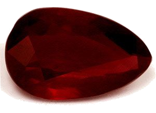 2.02 carat RED Pear Rubinas (1)
