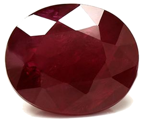 4.32 carat RED Oval Rubinas (1)