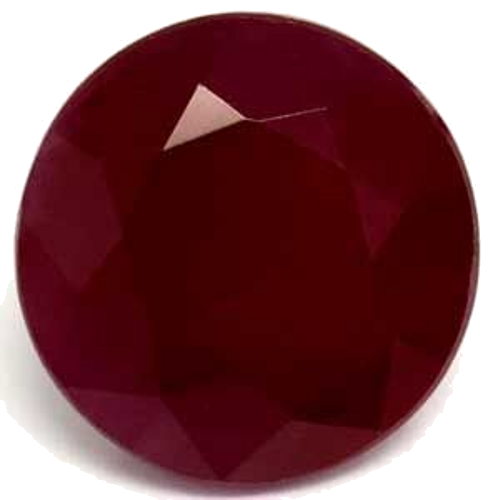 1.39 carat RED Round Rubinas (1)