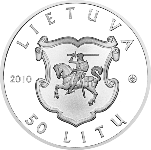 2010 Lithuania Birzai Castle 50 litas silver coin (2)