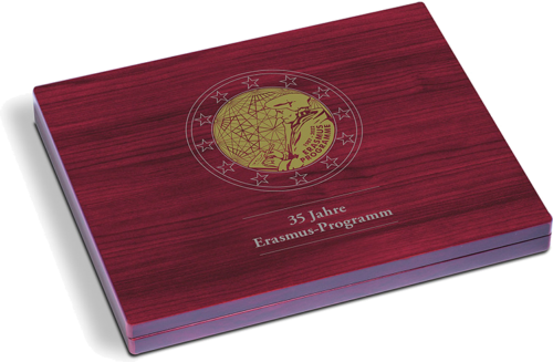 Voltera Uno kaste 2 eiro Erasmus monētām (1)